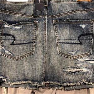 American eagle jean skirt